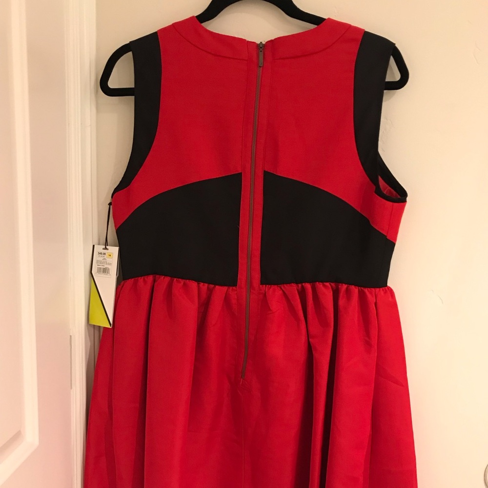 Pranav Gurung for Target red dress w/ pockets XXO - Picture 4 of 7